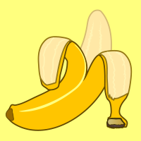 Plátano Dibujos Animados