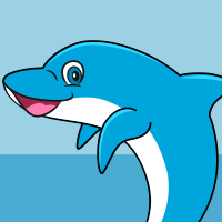 Delfín Dibujos Animados
