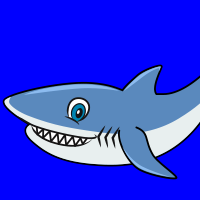 Tiburón Dibujos Animados