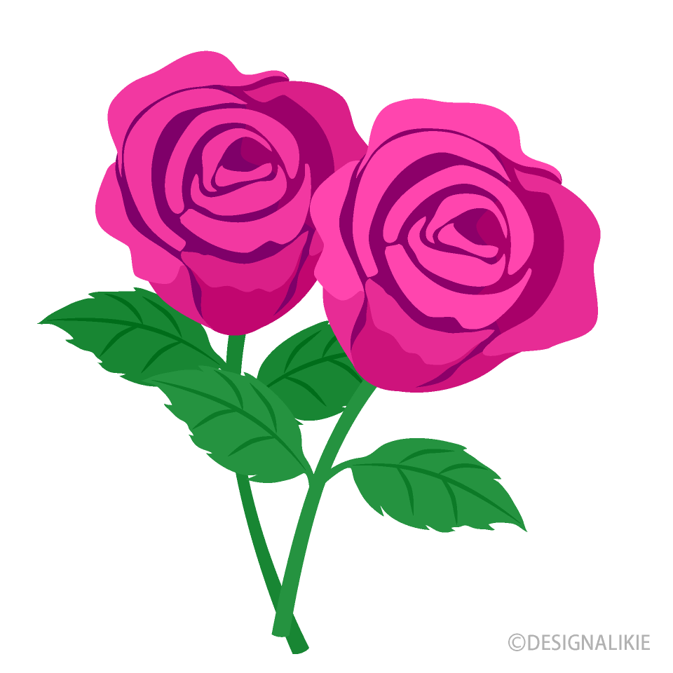 pink rose flower clip art