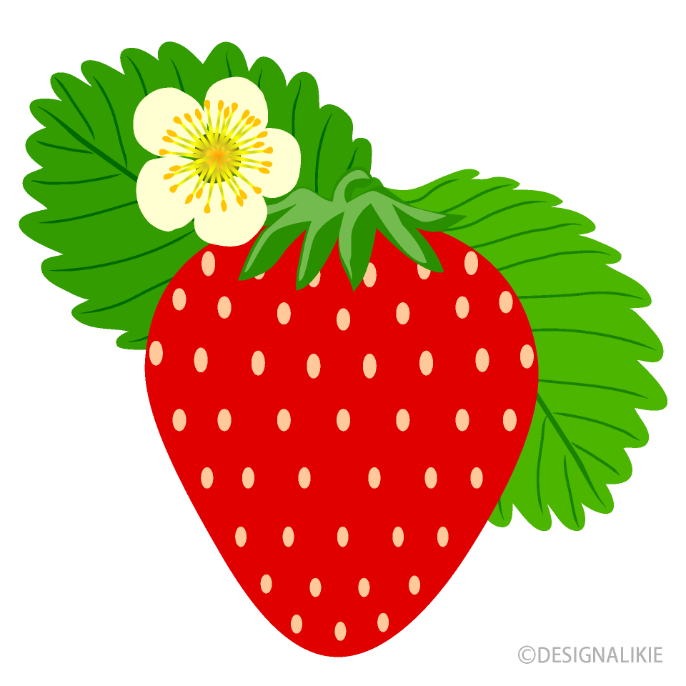 Strawberry with Flower