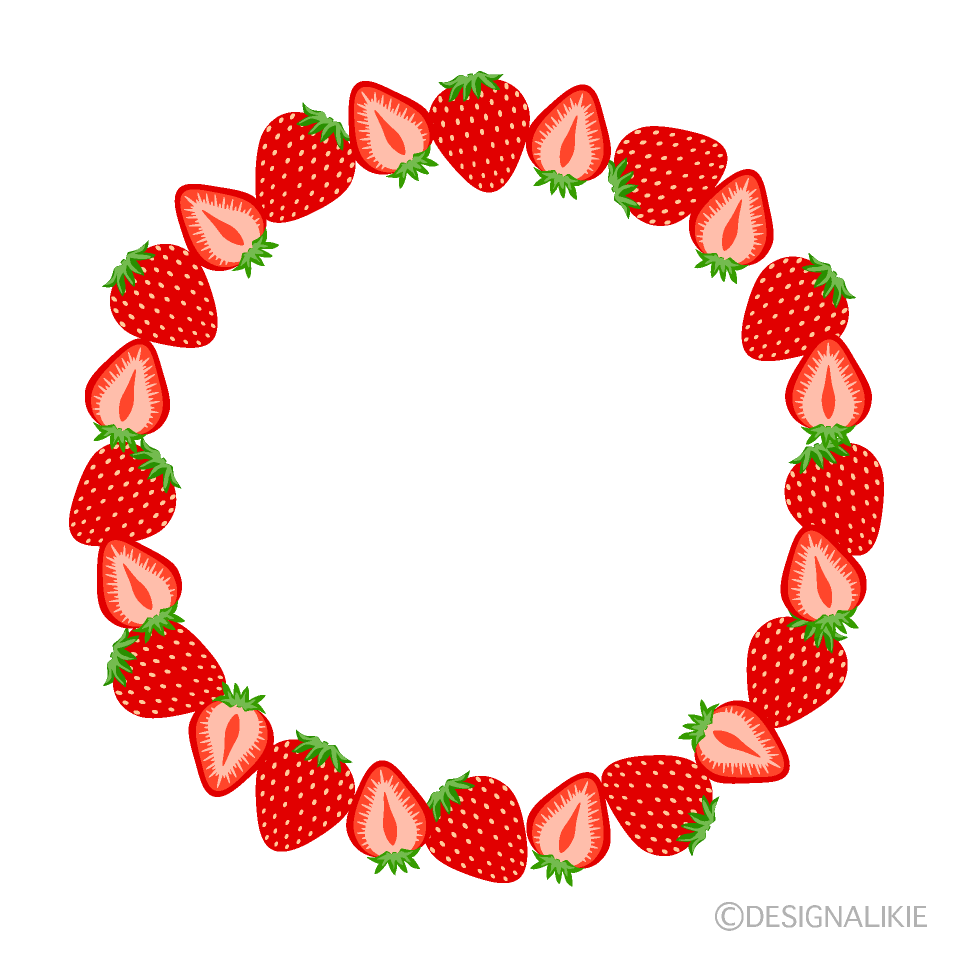 Cute Strawberry Wreath