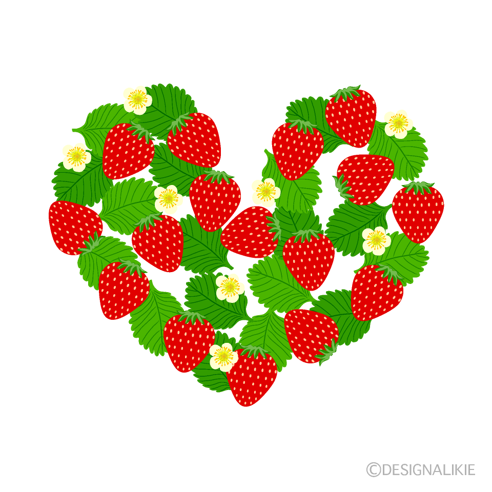 Strawberry and Leaf Wreath