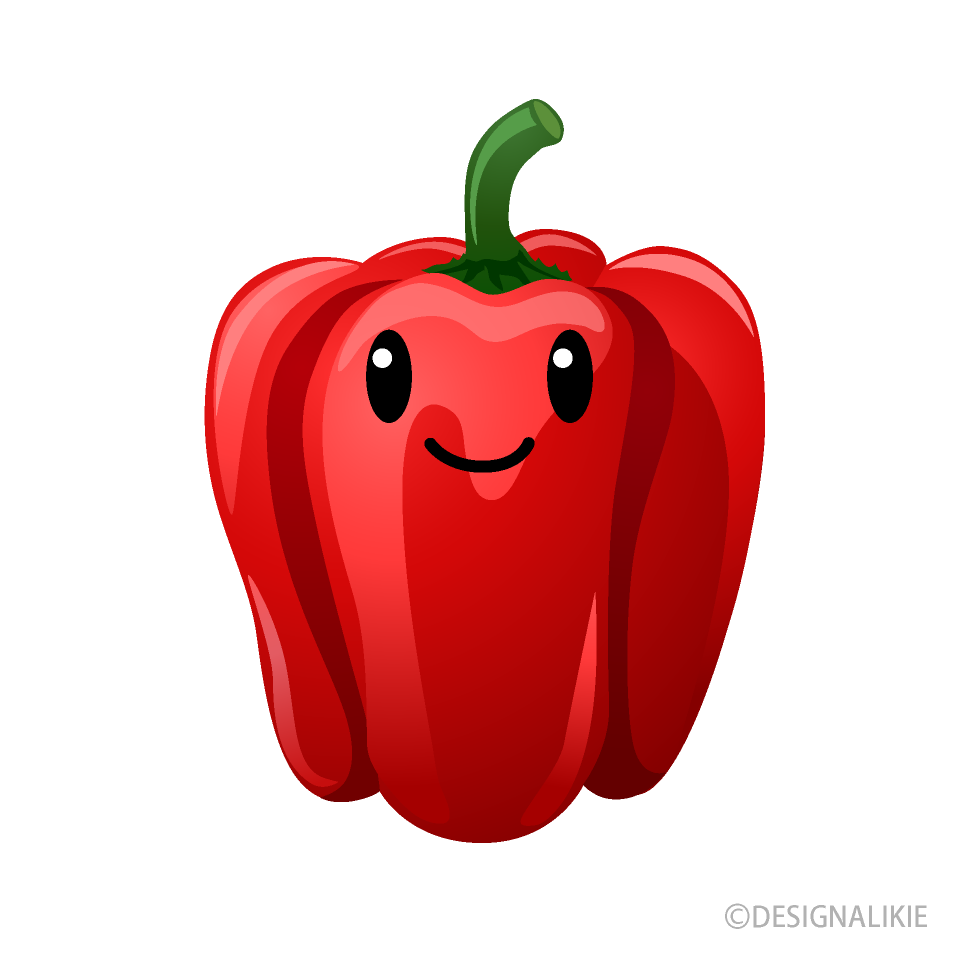 Red Bell Pepper Character