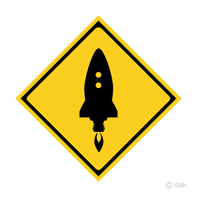 Rocket Danger Sign