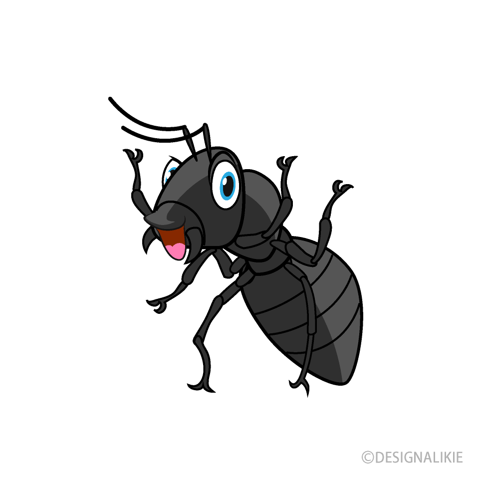 Amazing Ant Cartoon Free PNG Image｜Illustoon