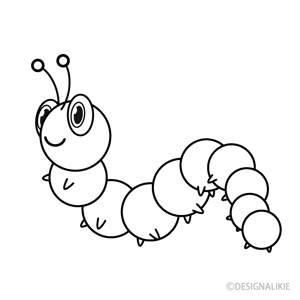 Walking Caterpillar Cartoon