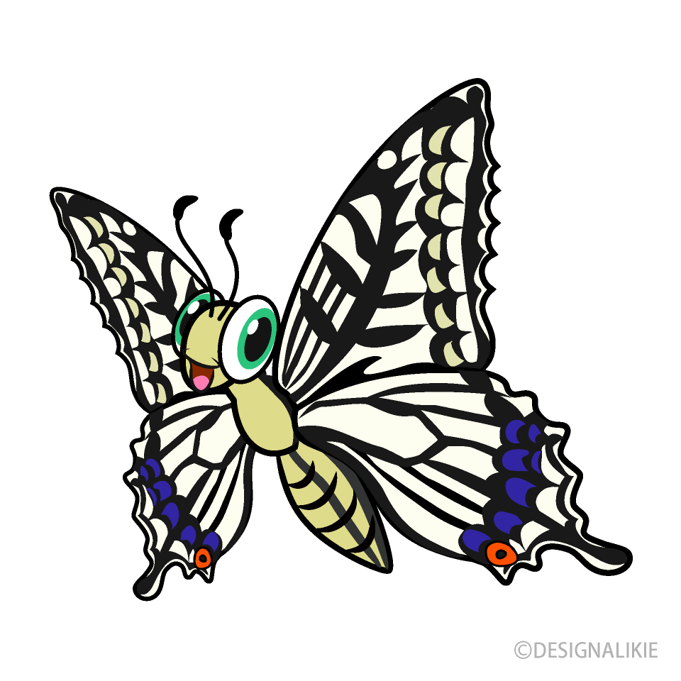 Flying Swallowtail Butterfly