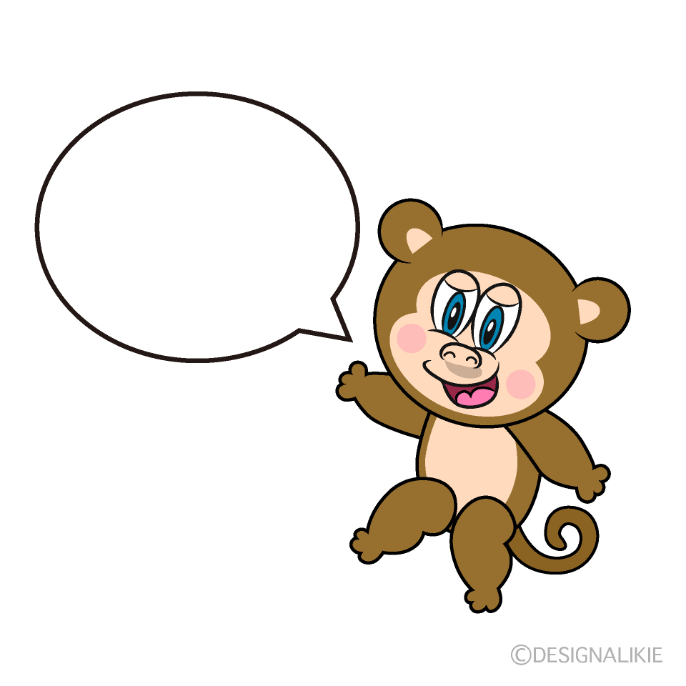 Mono parlante Gratis Dibujos Animados Imágene｜Illustoon ES