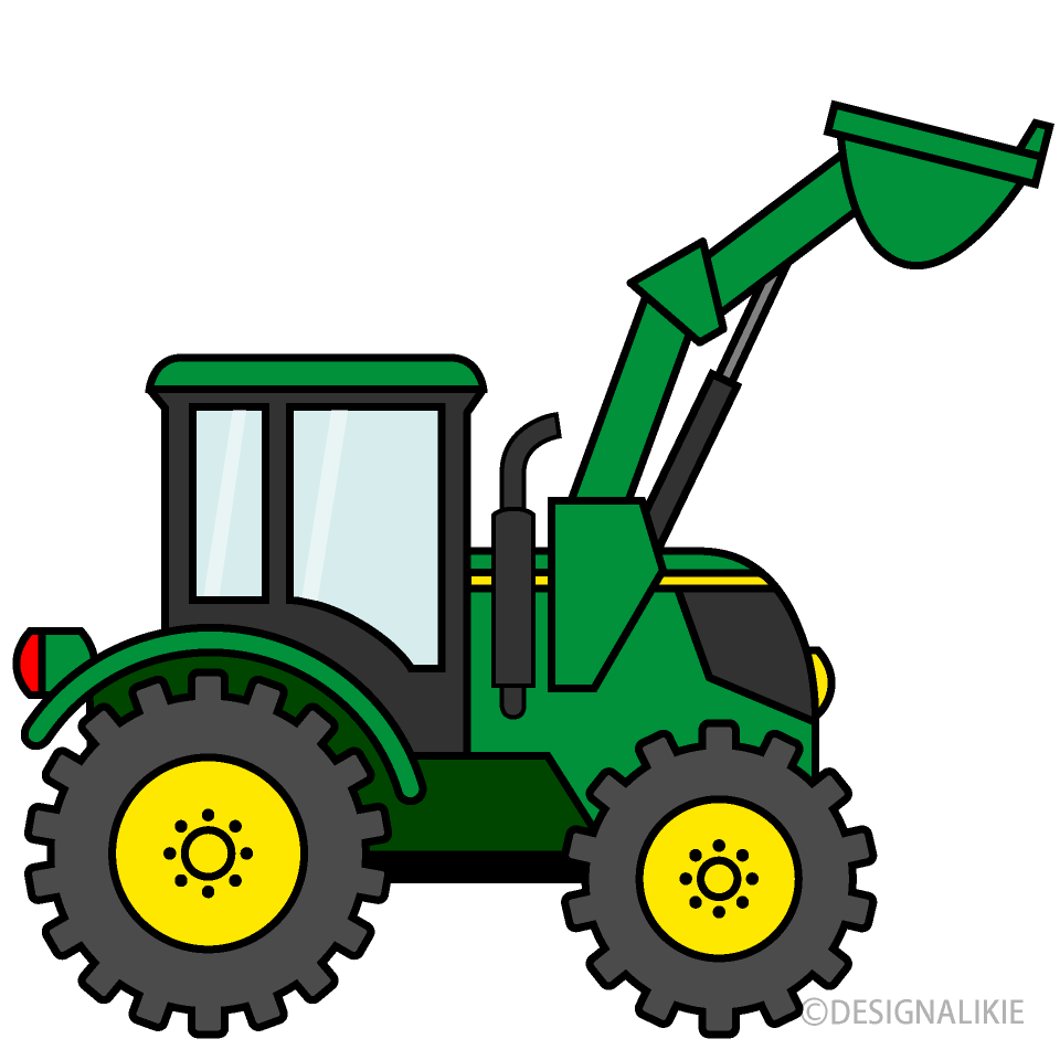Tractor Clip Art Free PNG Image｜Illustoon