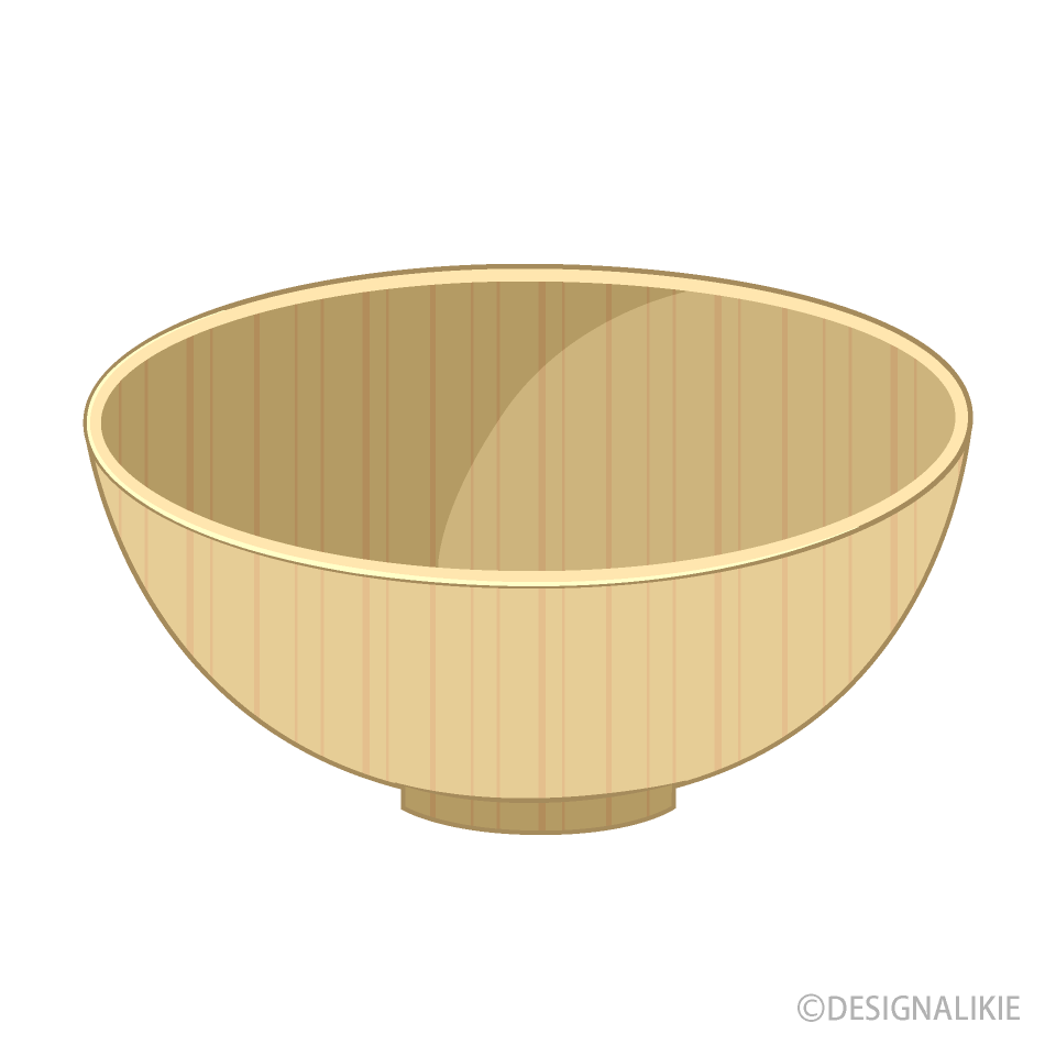 Wood Bowl Clip Art Free PNG Image｜Illustoon