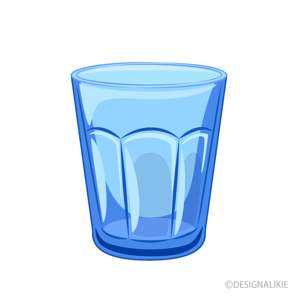 Blue Glass Clip Art Free PNG Image Illustoon