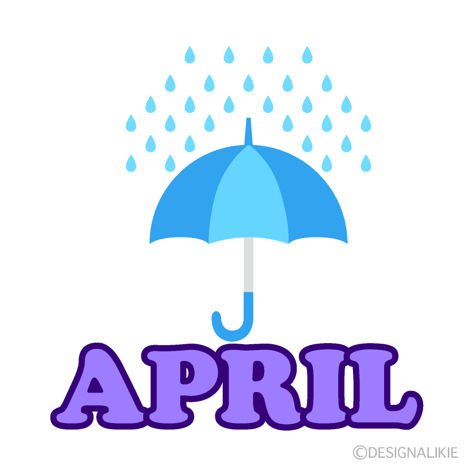 Umbrella April Clip Art Free PNG Image｜Illustoon