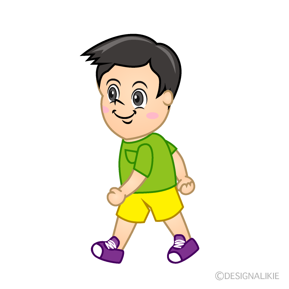 Animated Boy Walking