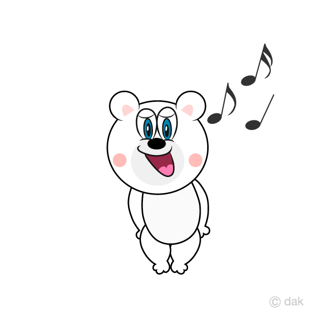 Oso polar cantando