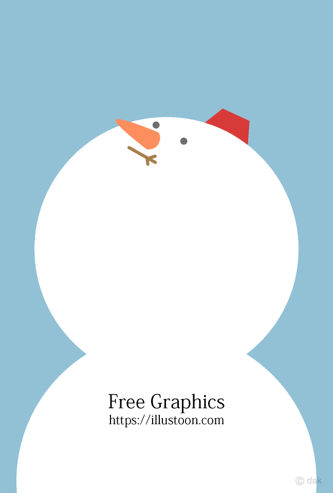 Cute gigantic snowman graphics card