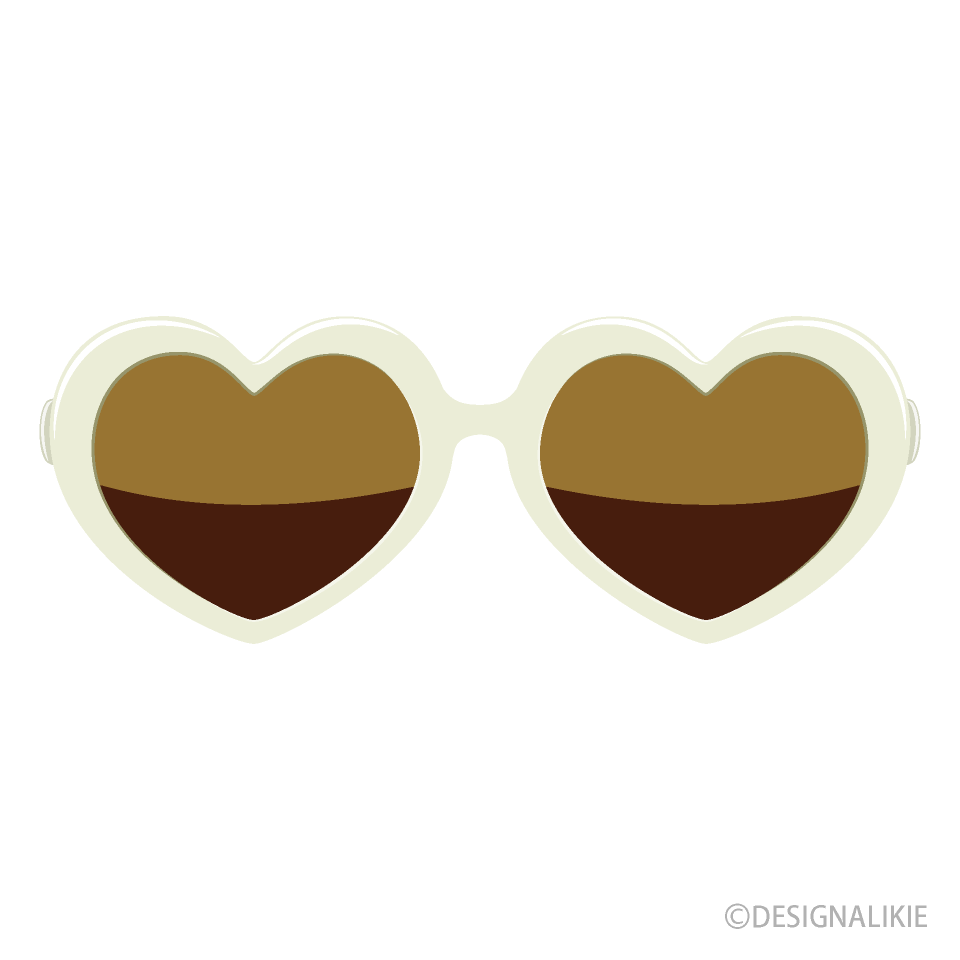 White Heart Sunglasses