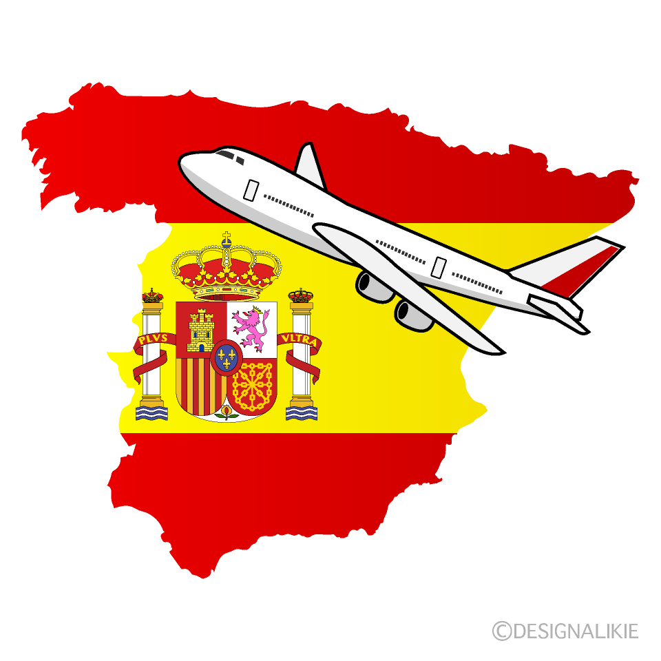 Airplane Flying with Spain