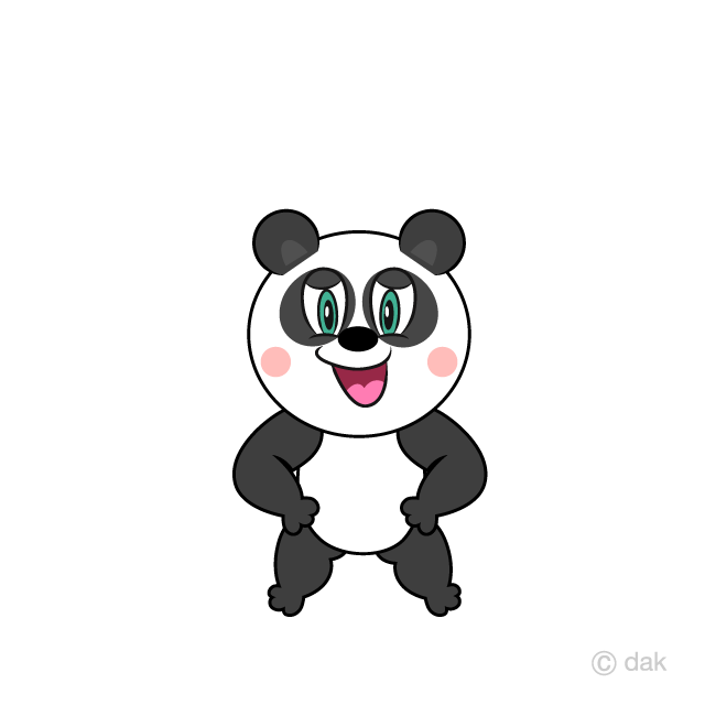 Panda con confianza