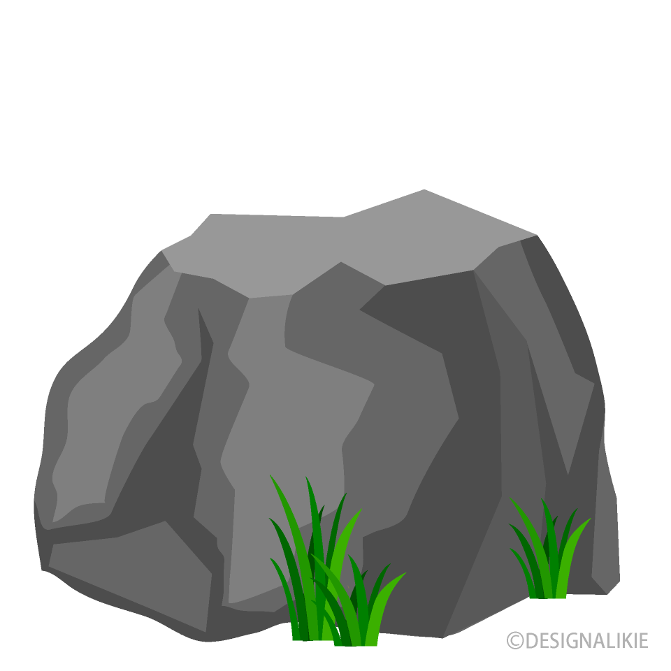 Flat Rock with Grass