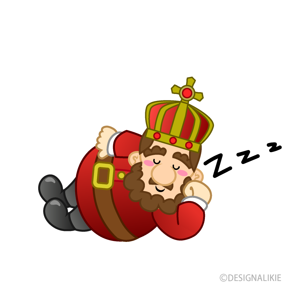 Fat King Sleeping
