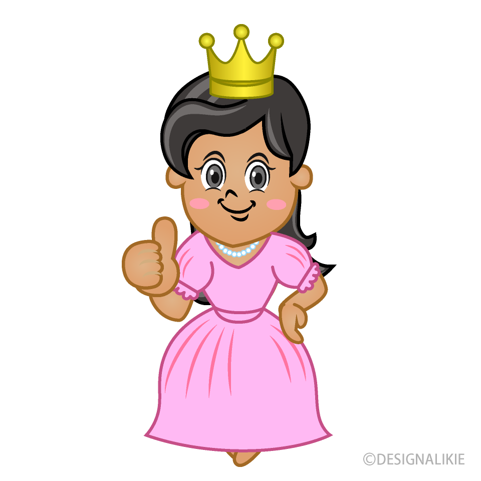 Asian Princess Thumbs Up