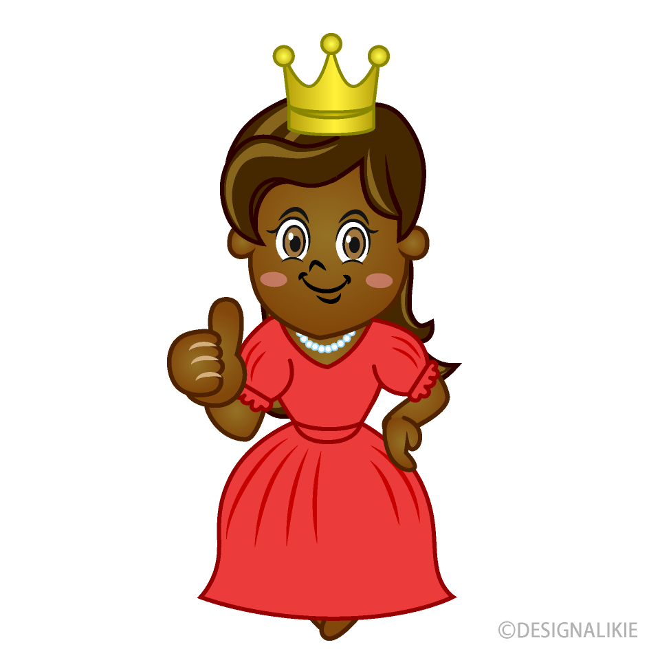 Black Princess Thumbs Up