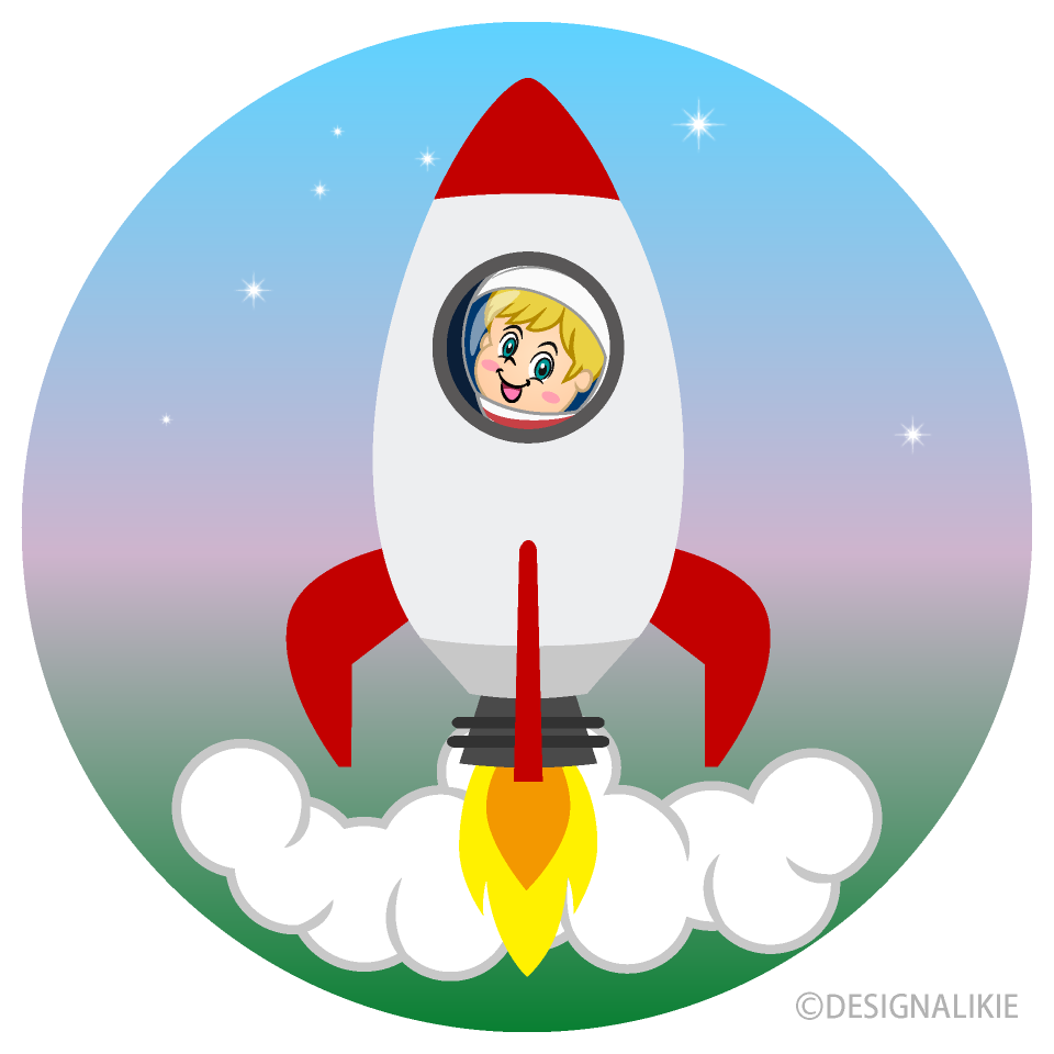 Lanzamiento de Cohete con Astronauta