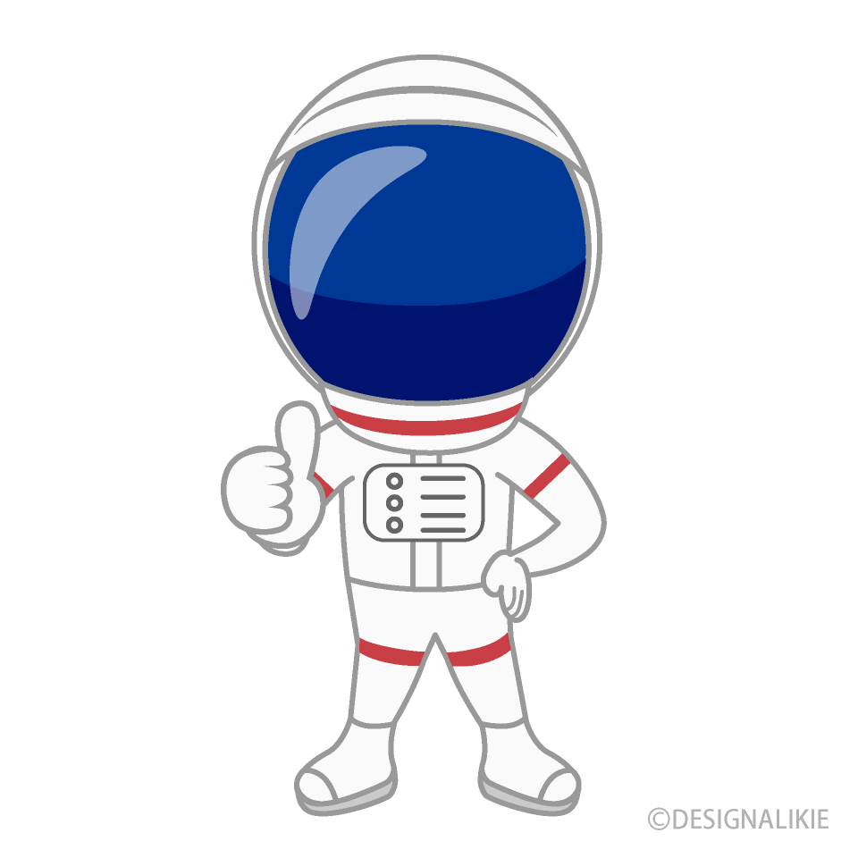 Astronauta con Pulgares Arriba