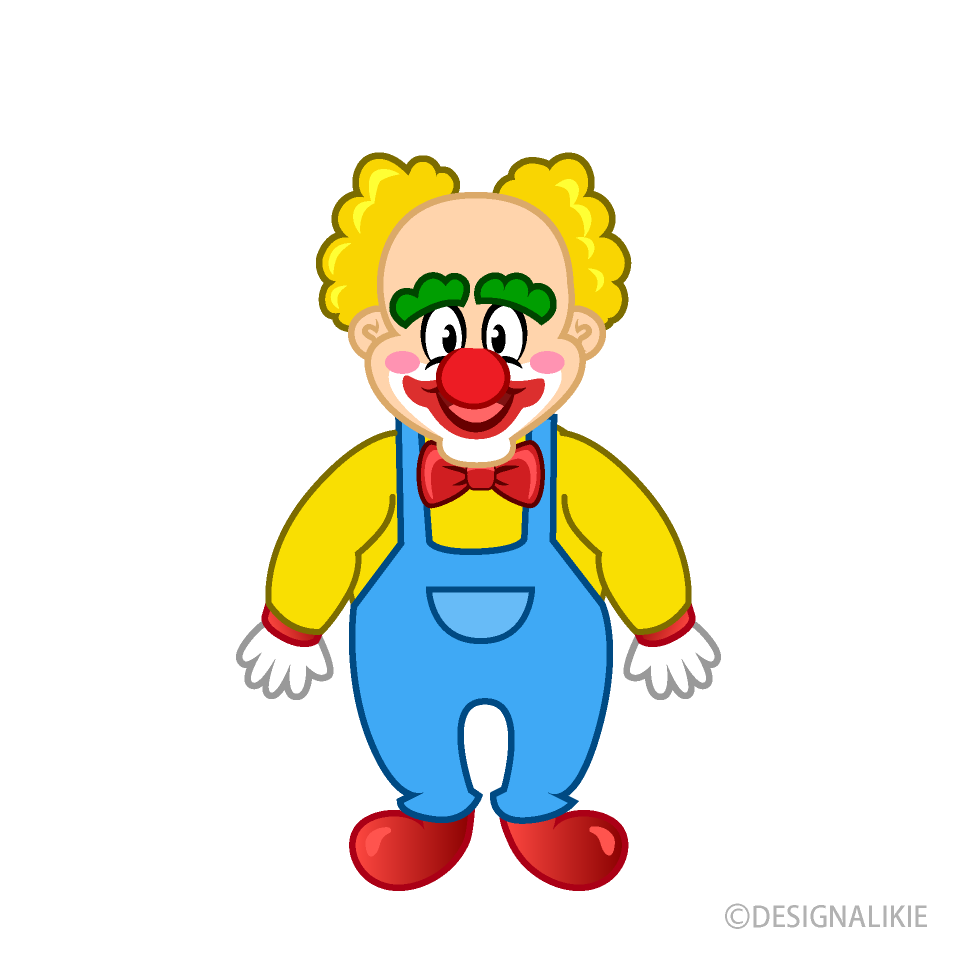 Yellow and Blue Clown