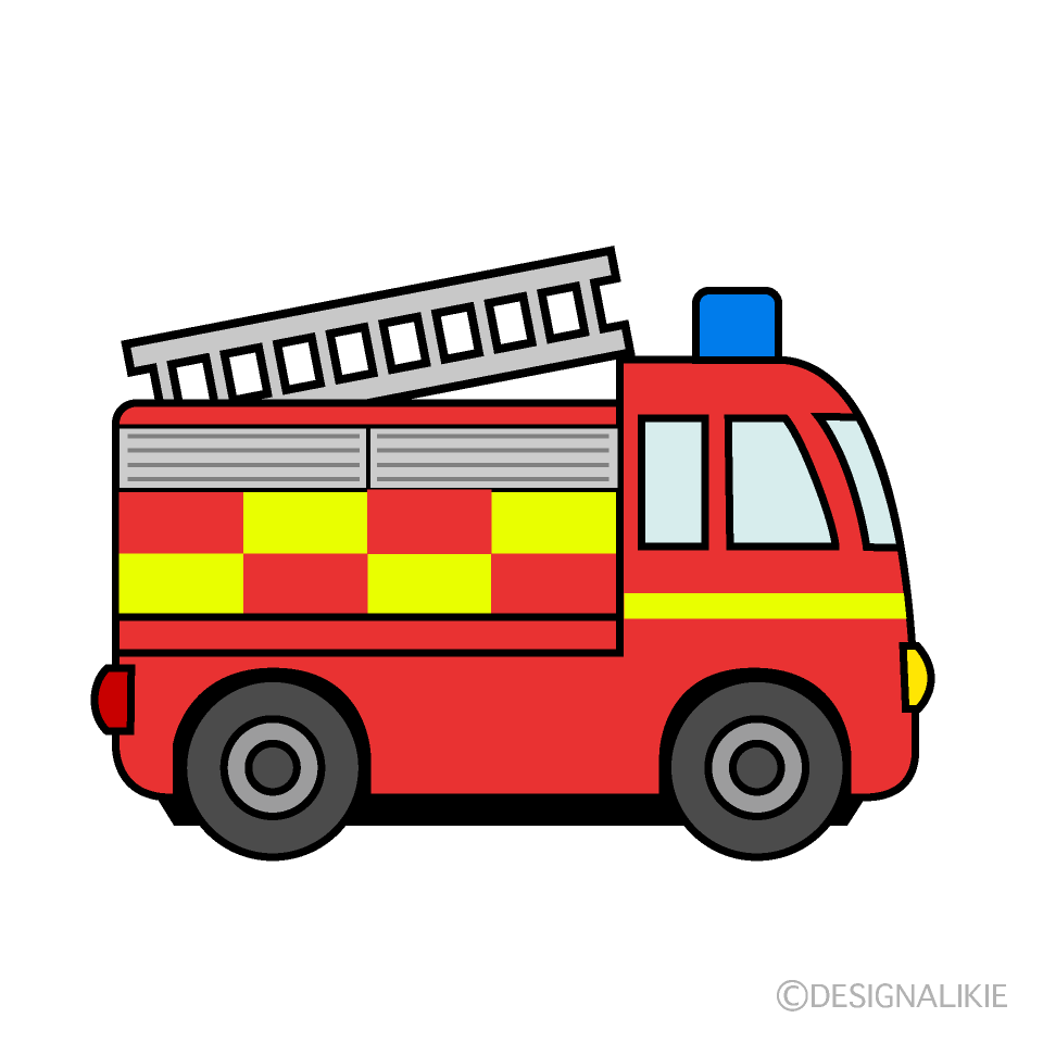 Fire Engine Clip Art Free PNG Image Illustoon