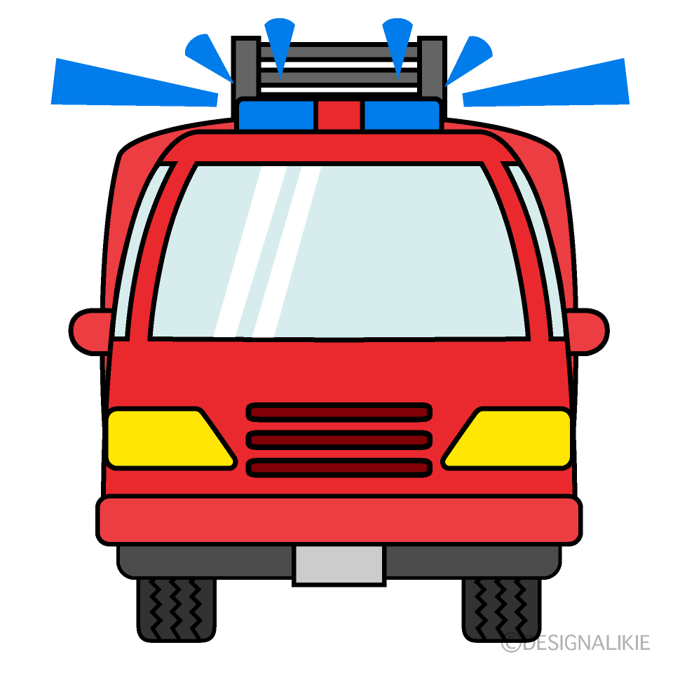 Fire Engine with Siren (Front)