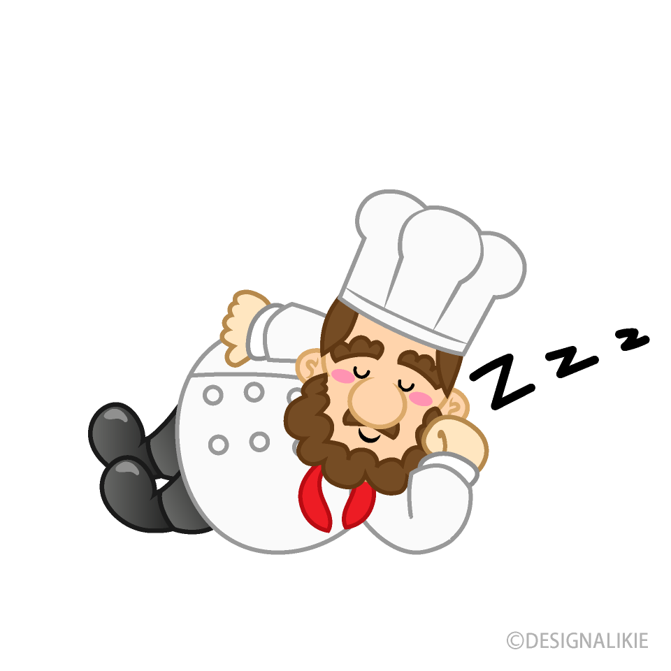 Chef Sleeping