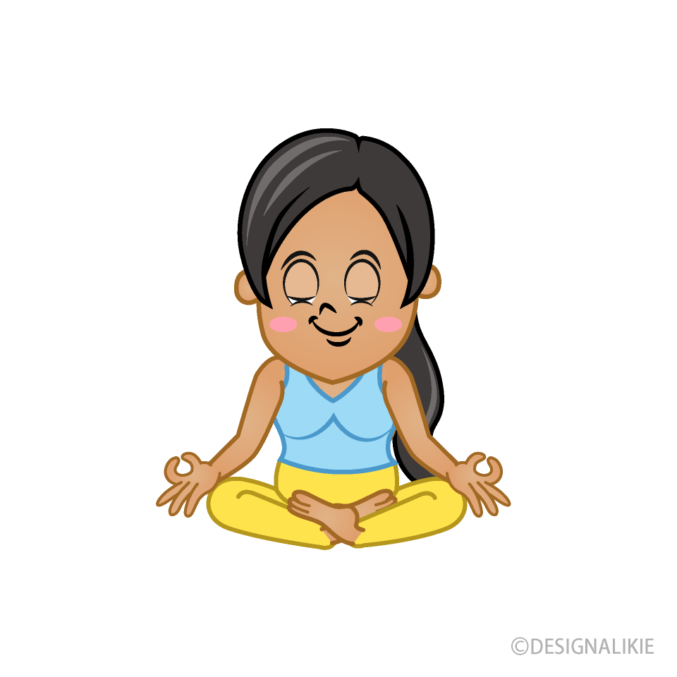 Asian Yoga Meditating
