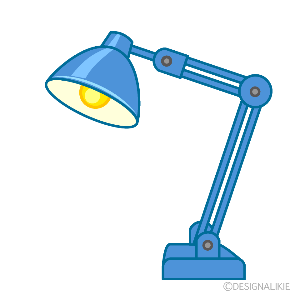 Lámpara de Escritorio Azul