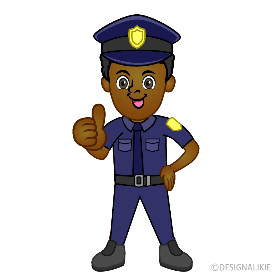 Police Officer Thumbs Up