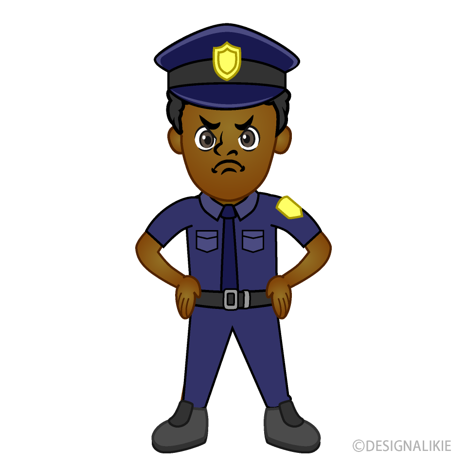 Oficial de Policía Enojado