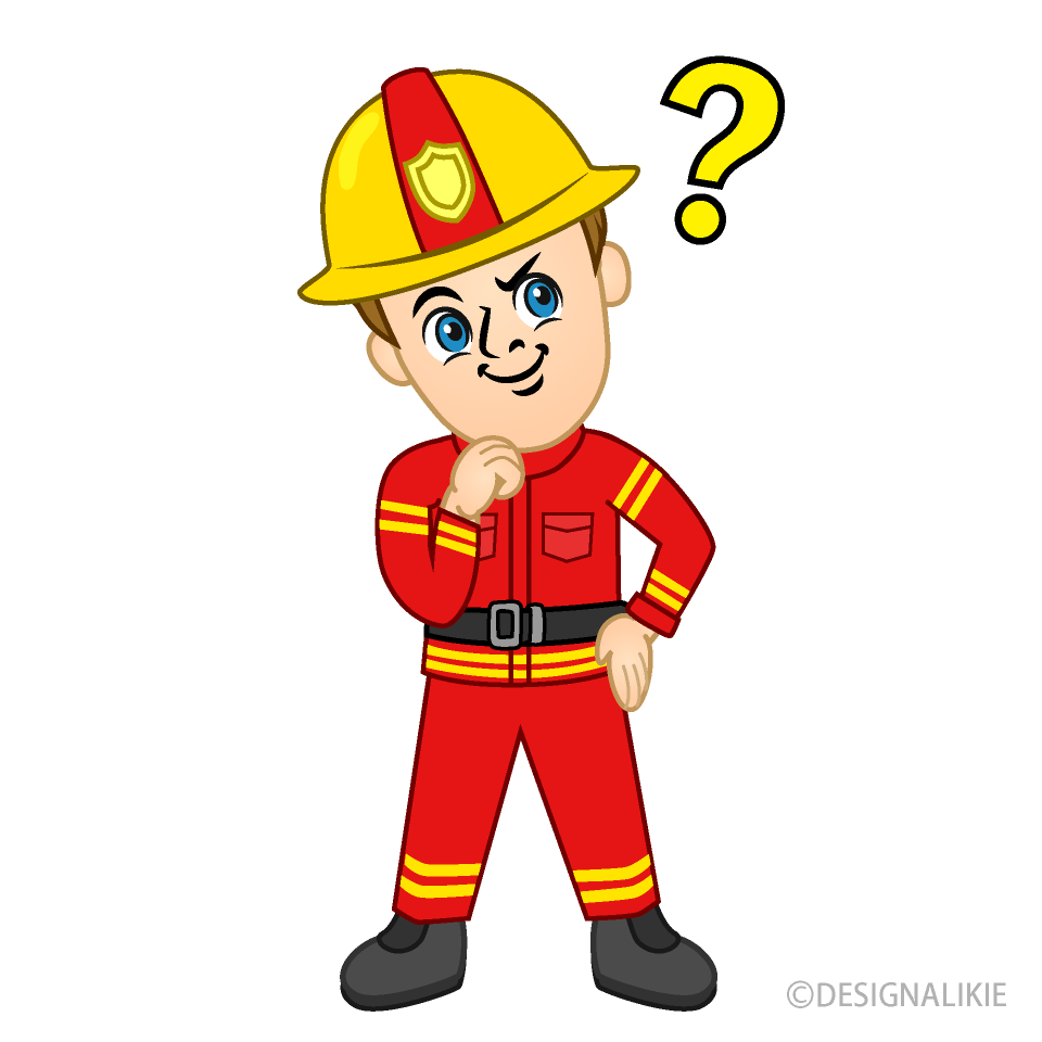 Red Firefighter Thinking