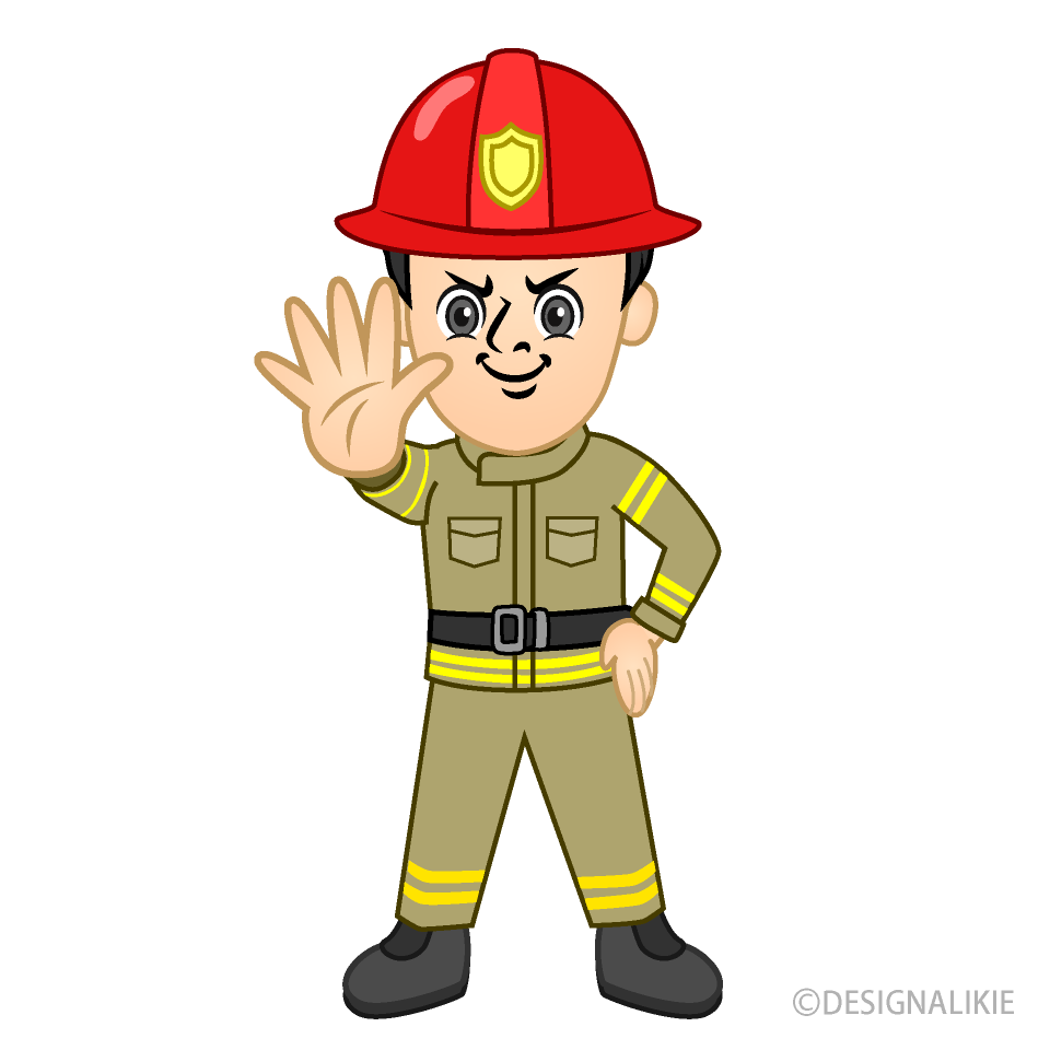 Stop Gesture Firefighter
