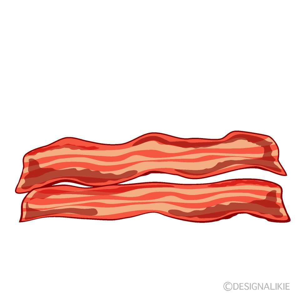 Bacon Clip Art Free PNG Image｜Illustoon