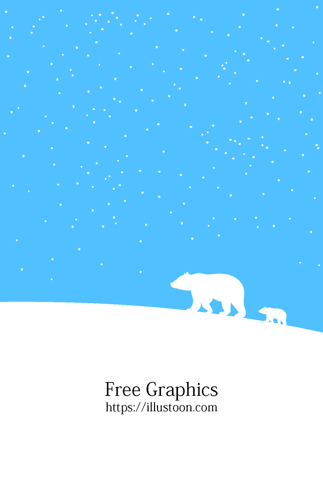 Polar bear parent-child graphics card