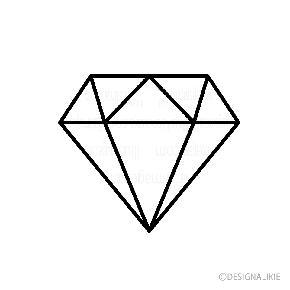Simple Diamond from Side