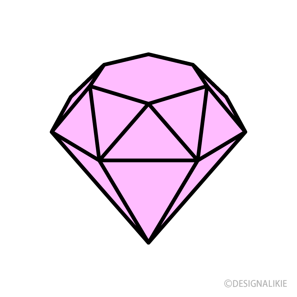 Diamante Rosa Simple