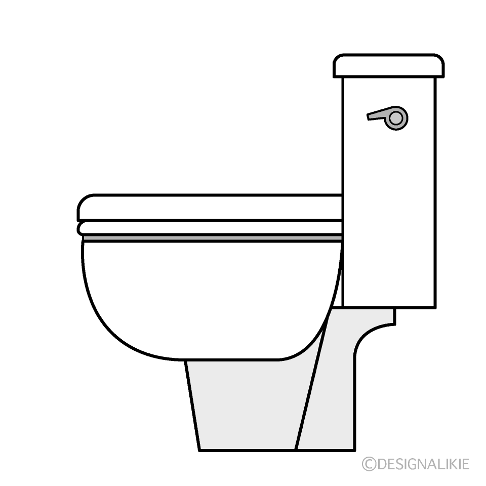 Toilet Bowl from Side