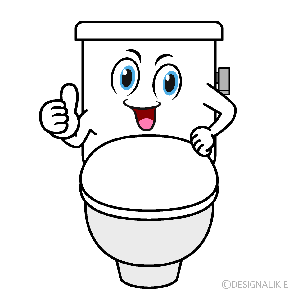 Toilet Bowl Thumbs Up
