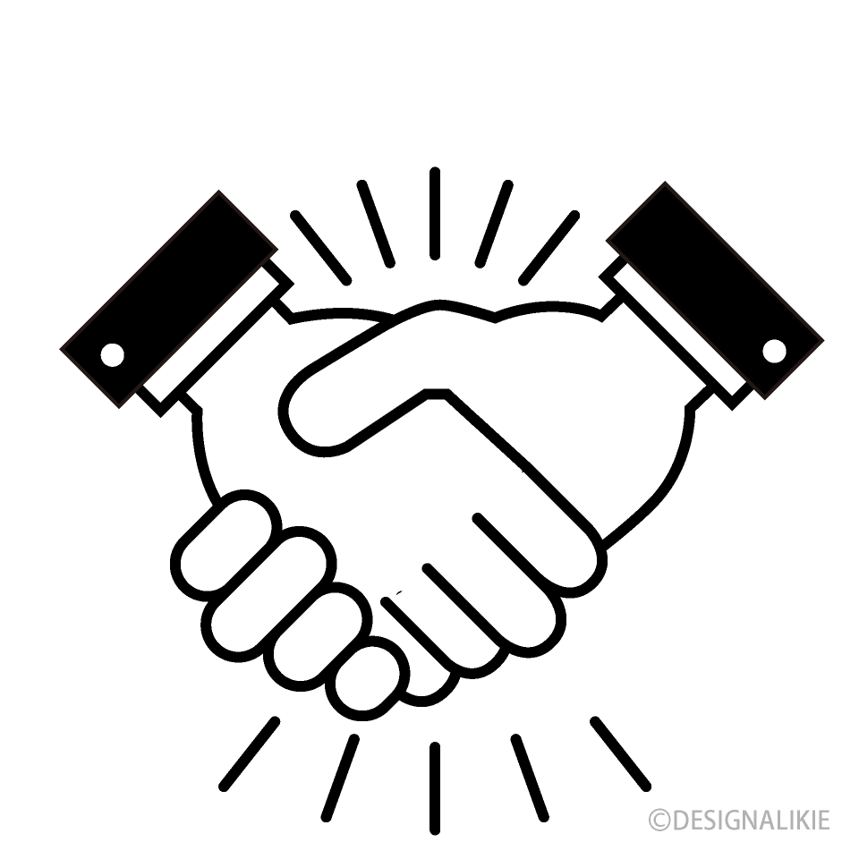 Vector logo design of deal handshake sign meaning of friendship,  partnership cooperation Stock Vector by ©great19 184670274