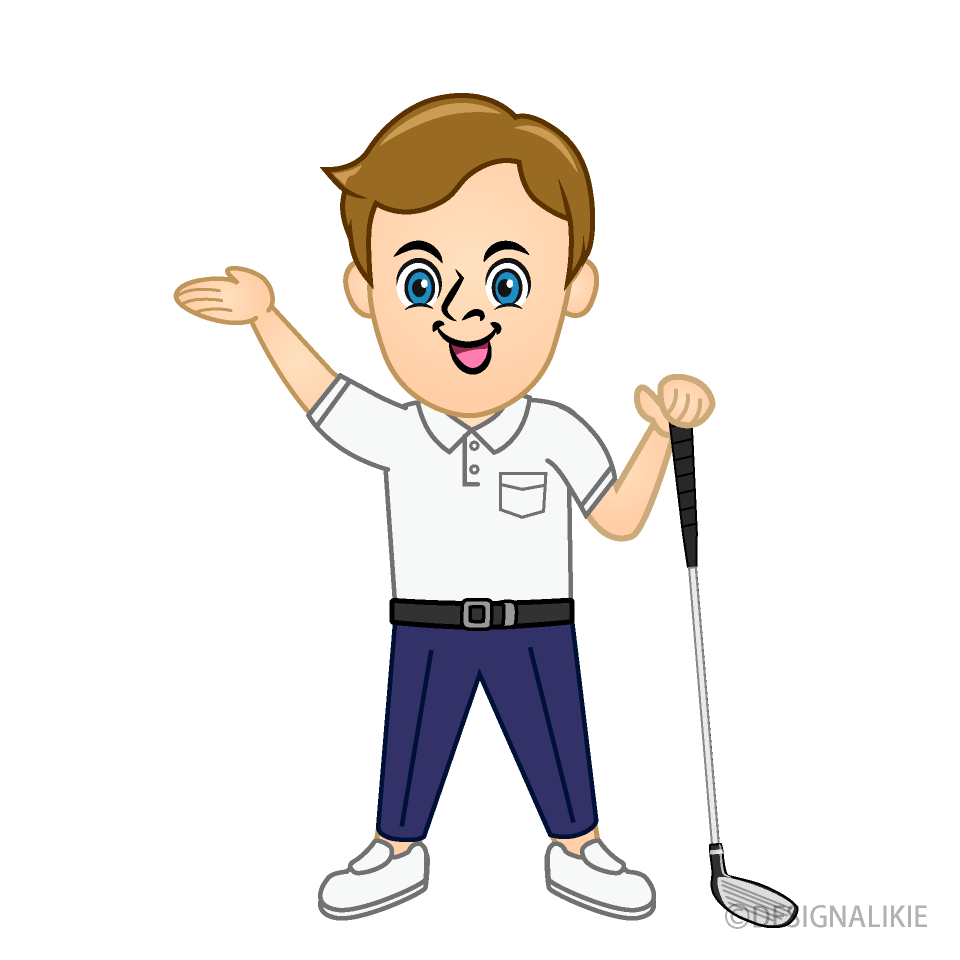 Male Golfer Greeting