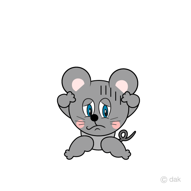 Ratón deprimido