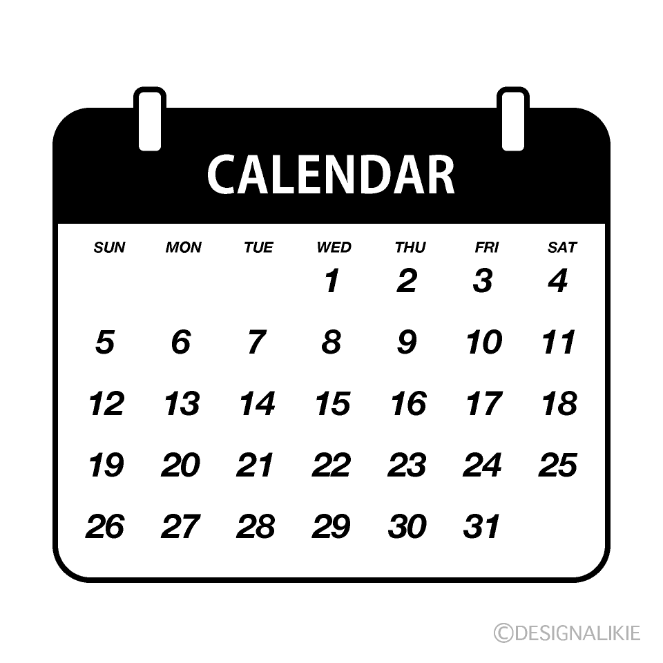 Black And White May Calendar 2025 Kaden Bamboo