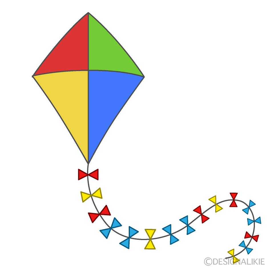 Kite Clip Art Free PNG Image｜Illustoon